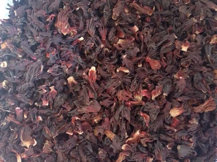 Dried whole flower hibiscus